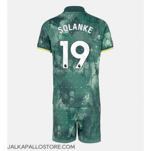 Tottenham Hotspur Dominic Solanke #19 Kolmaspaita Lapsille 2024-25 Lyhythihainen (+ shortsit)